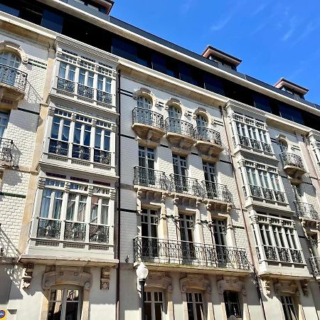 Апартаменты Atico Marques Vistas Al Mar - Garaje Opcional Хихон Экстерьер фото